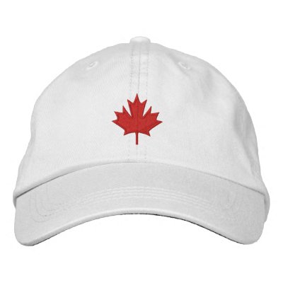 Canada Embroidered Baseball Cap Canada Embroidered Baseball Cap