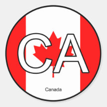 Canada Euro Sticker