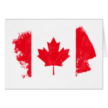 CANADA FLAG Card