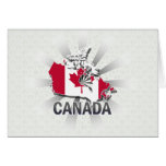 Canada Flag Map 2.0 Card