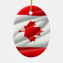 CANADA FLAG ORNAMENTS
