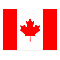 Canada Flag Postcard postcards