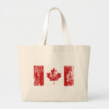 Canada Flag Pride Tote Bags
