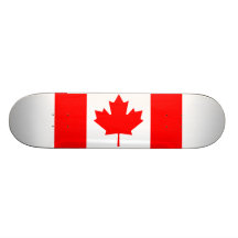 Canada Flag Skate Board