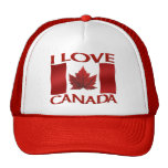 Canada Flag Trucker Hat Canada Souvenir Cap