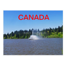 canada landscapes postcard