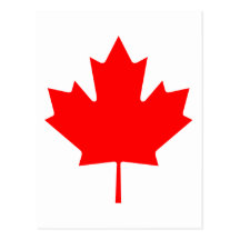 Canada Maple Leaf Postcard