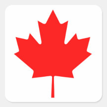 Canada Maple Leaf Stickers