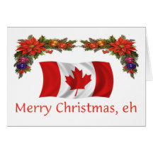 Canada Merry Christmas, eh Greeting Card