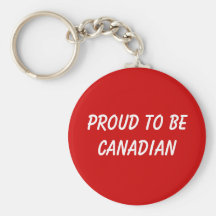 Canada pride keychain