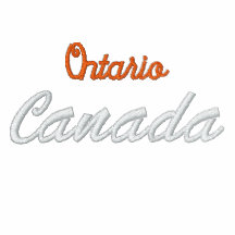 Canada Provinces - Embroidered Fleece Zip Hoodie