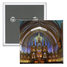 Canada,  Quebec,  Montreal. Interior of Notre 2 Pins