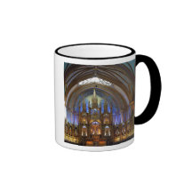 Canada,  Quebec,  Montreal. Interior of Notre 2 Mugs