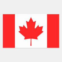 Canada Rectangle Stickers