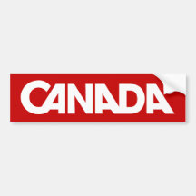 Canada Styled Bumper Bumper Stickers