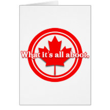 Canada What It's All Aboot Greeting Cards