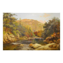 Canadian Fall by Otto Reinhold Jacobi 1870 Photo