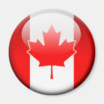 Canadian Flag 2.0 Fridge Magnets