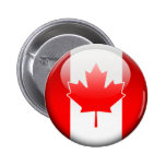 Canadian Flag 2.0 Pinback Button