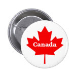 Canadian Flag / Emblem Button