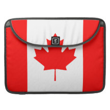 Canadian Flag Macbook Pro Flap Sleeve MacBook Pro Sleeve