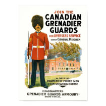 Canadian Grenadier Guards Recruitment Poster posters