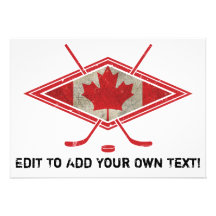 Canadian Hockey Flag Logo Announcement