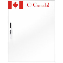 Canadian Maple Leaf Flag-O Canada Dry Erase White Board