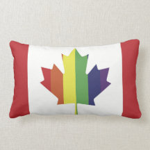 Canadian Pride Flag Pillow