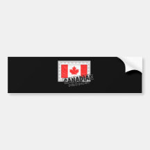 Canadian product bumper sticker