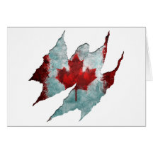 Canadian Rip Greeting Cards