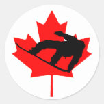 Canadian Snowboarder Sticker