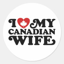 Canadian Wife Stickers