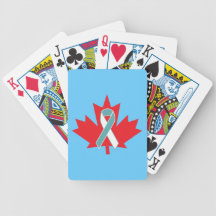 Canadians for Cervical Cancer Awareness Cards Bicycle Playing Cards