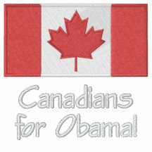 Canadians for Obama Fleece Zip-up Jacket