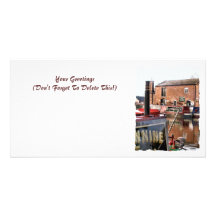CANAL BOATS UK CUSTOMISED PHOTO CARD