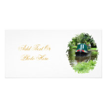 CANAL BOATS UK CUSTOMIZED PHOTO CARD