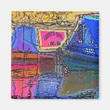 CANAL BOATS UK MAGNET