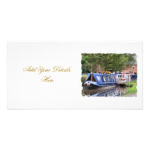 CANAL BOATS UK PHOTO CARD