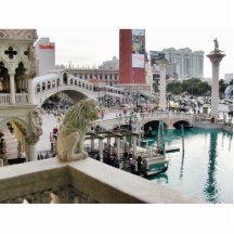 Canals Gondolas Bridges Las Vegas Photo Sculpture