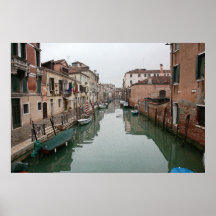 Canals of Venice on Canvas Posters