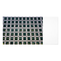Canary Wharf  Abstract Custom Photo Card