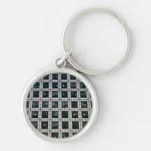 Canary Wharf  Abstract Keychains