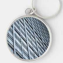 Canary Wharf London Abstract Keychains