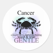 Cancer About You Round Stickers