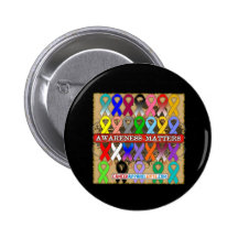 Cancer Awareness Matters - Awareness Ribbons Pin
