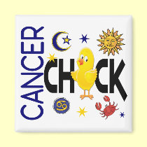 Cancer Chick 1 magnets