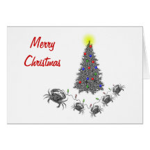 Cancer Horizontal Christmas Card with text