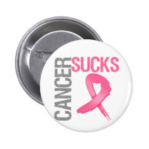 Cancer Sucks - Breast Cancer Buttons