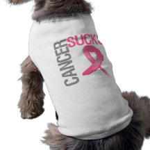 Cancer Sucks - Breast Cancer Pet Tee Shirt
